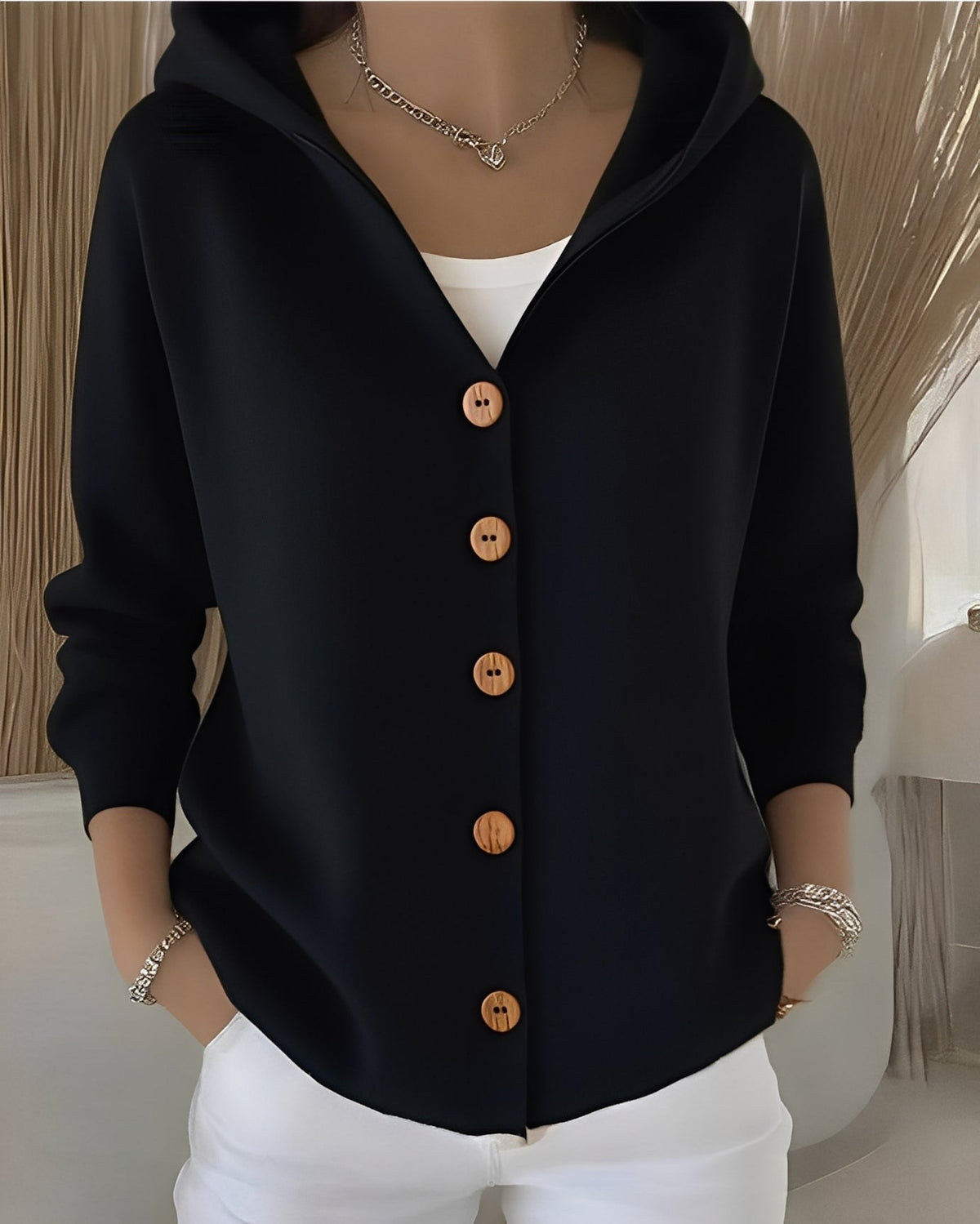 Myk og fluffy hettegenser for dame – avslappet hoodie til hjemme og fritid