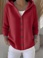 Myk og fluffy hettegenser for dame – avslappet hoodie til hjemme og fritid