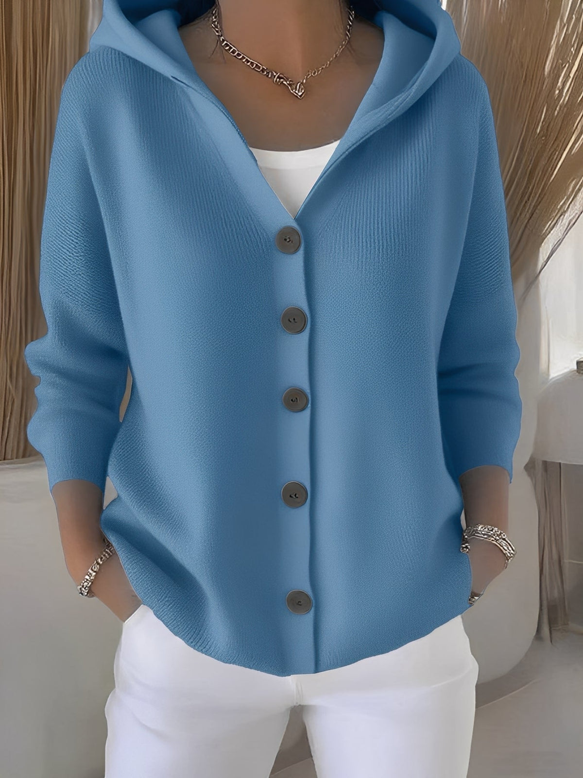 Myk og fluffy hettegenser for dame – avslappet hoodie til hjemme og fritid