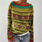 Retro strikkegenser for dame – vintageinspirert genser i seks farger
