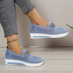 Slip-on sneakers i pustende mesh for dame – lette og luftige