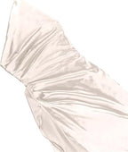Maxikjole med én skulder og drapering for dame – elegant kjole med stretch