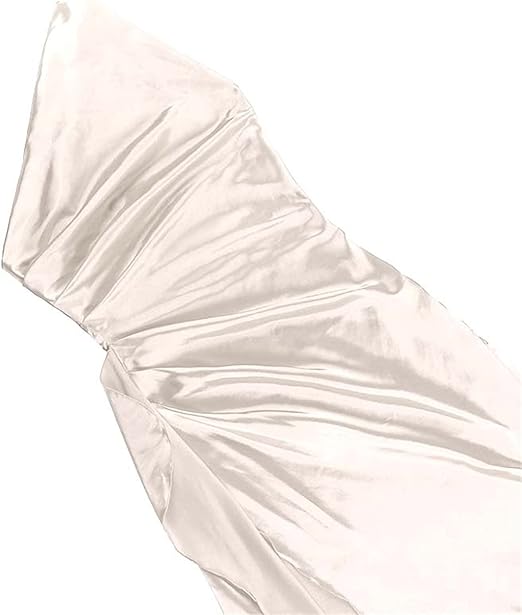 Maxikjole med én skulder og drapering for dame – elegant kjole med stretch