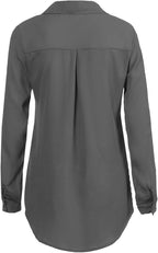 Elegant chiffonbluse for dame – lett og feminin bluse i sju farger