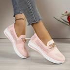 Slip-on sneakers i pustende mesh for dame – lette og luftige
