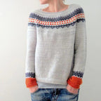 Retro strikkegenser for dame – vintageinspirert genser i seks farger