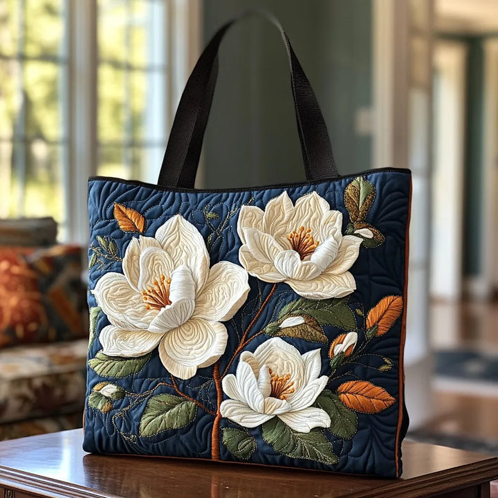 Håndlaget veske - Delikat magnolia