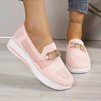 Slip-on sneakers i pustende mesh for dame – lette og luftige