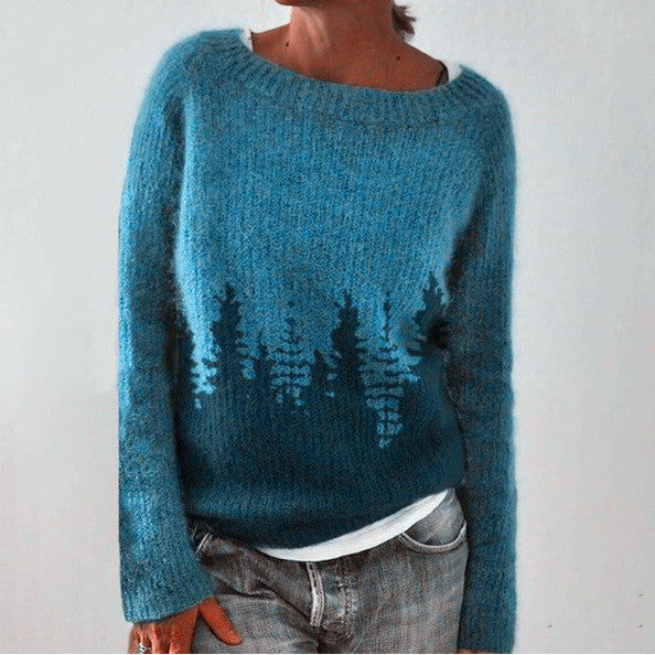 Retro strikkegenser for dame – vintageinspirert genser i seks farger