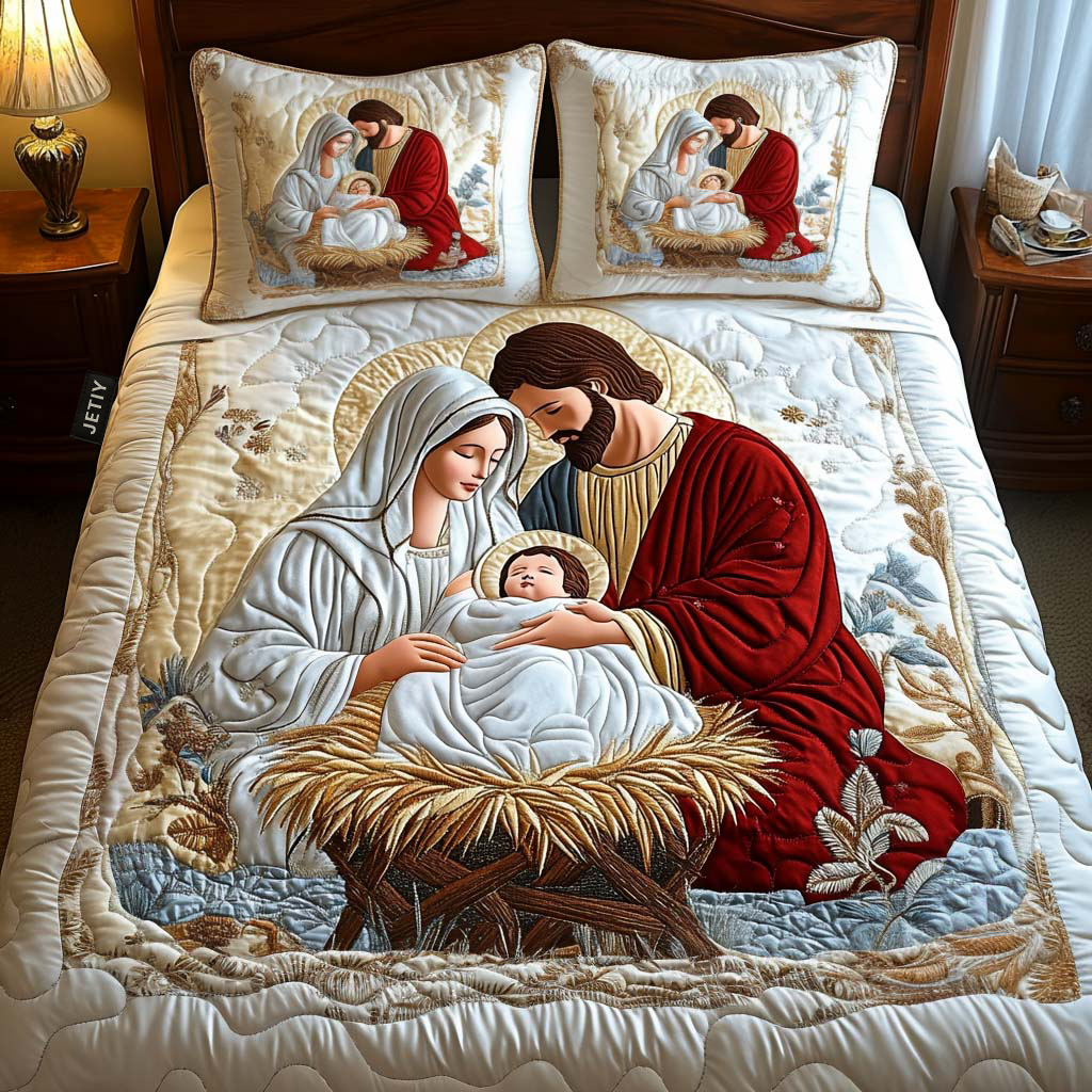 Sengesett 3 deler - Den hellige familie