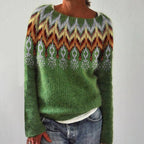 Retro strikkegenser for dame – vintageinspirert genser i seks farger