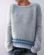 Retro strikkegenser for dame – vintageinspirert genser i seks farger