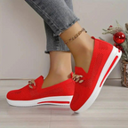 Slip-on sneakers i pustende mesh for dame – lette og luftige