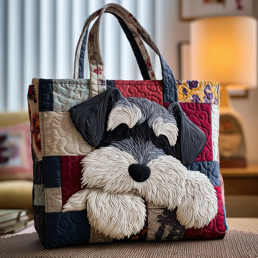 Håndlaget veske - Schnauzer