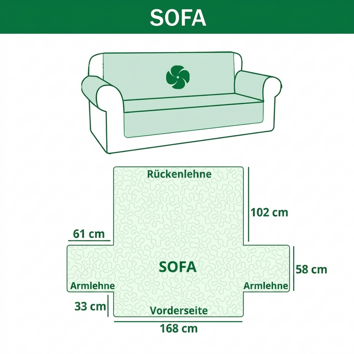 Sofatrekk - Høstlige solsikker