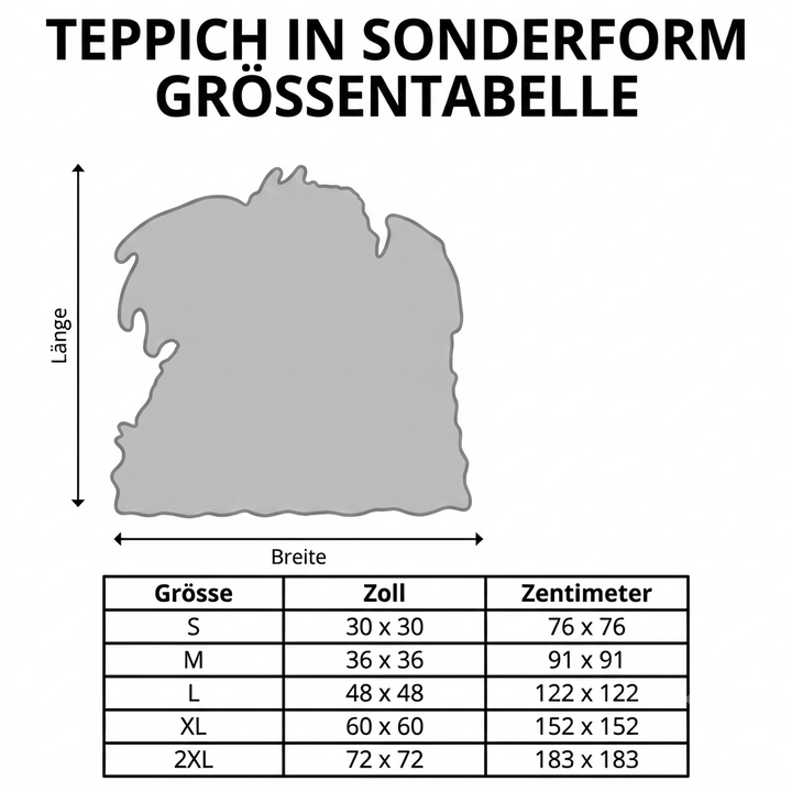 Formteppe - Hvit magnolia i full blomst