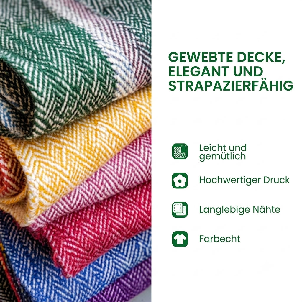 Vevd pledd - Fredssymbol i batikk