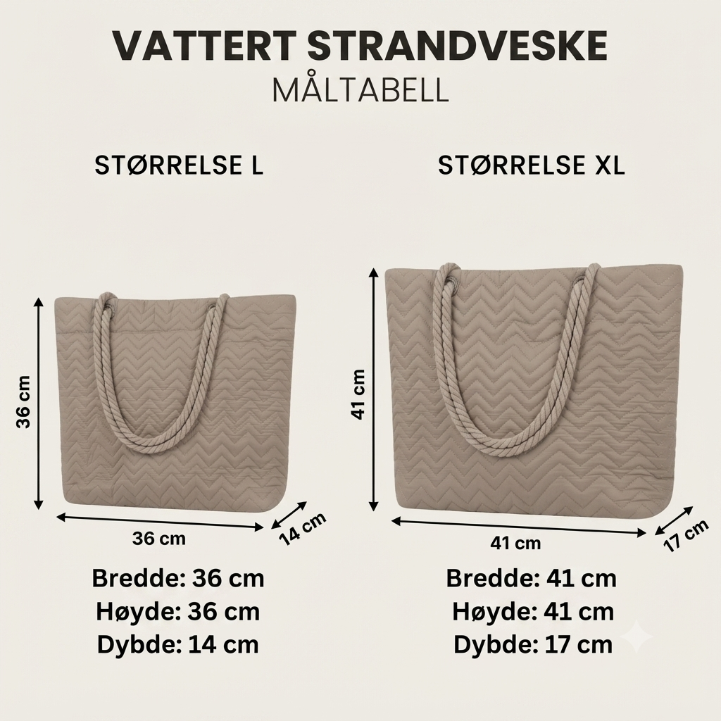 Strandveske - Rosa blomstertre