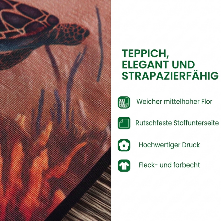 Teppe - Bjørn ved peisen