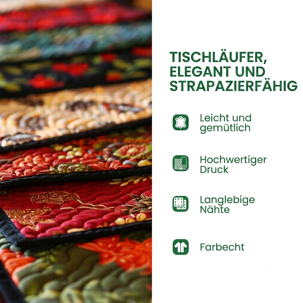 Bordbrikke - Fargerike høner i patchwork