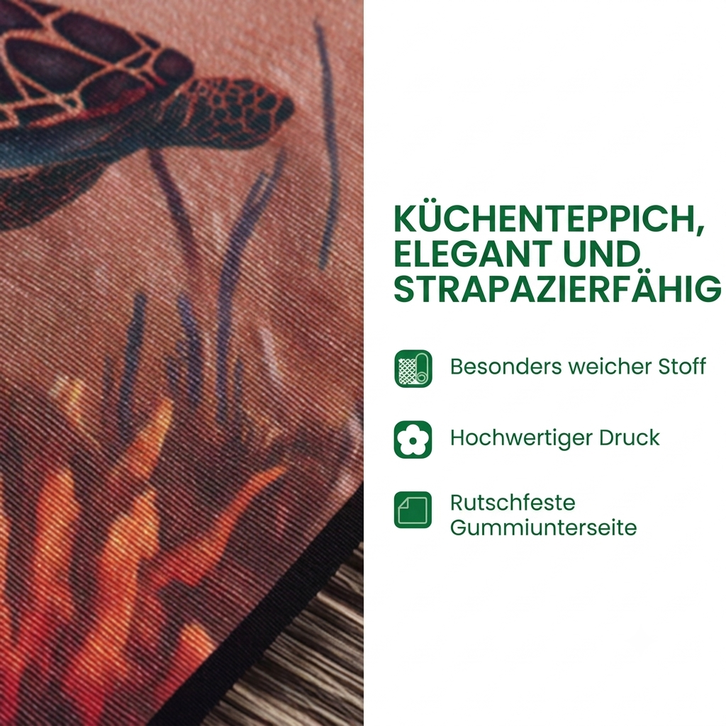 Kjøkkenmatte - Blomstrende kaktusdal