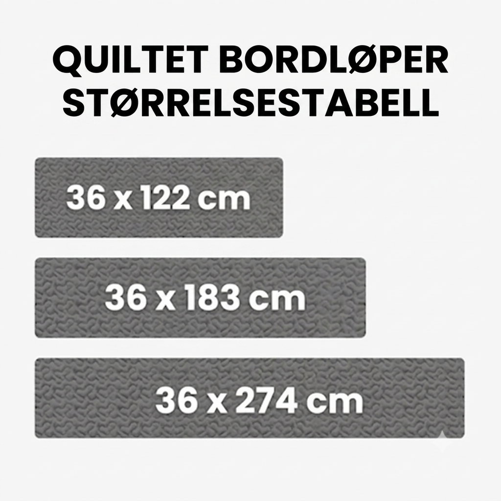 Bordløper - Tidløs hvit magnolia