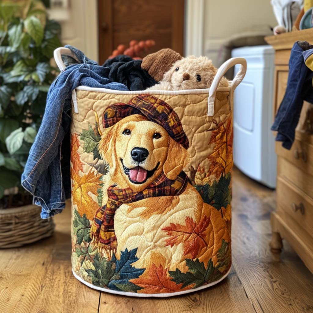 Golden Retriever i Stjernenatt Vaskekurv