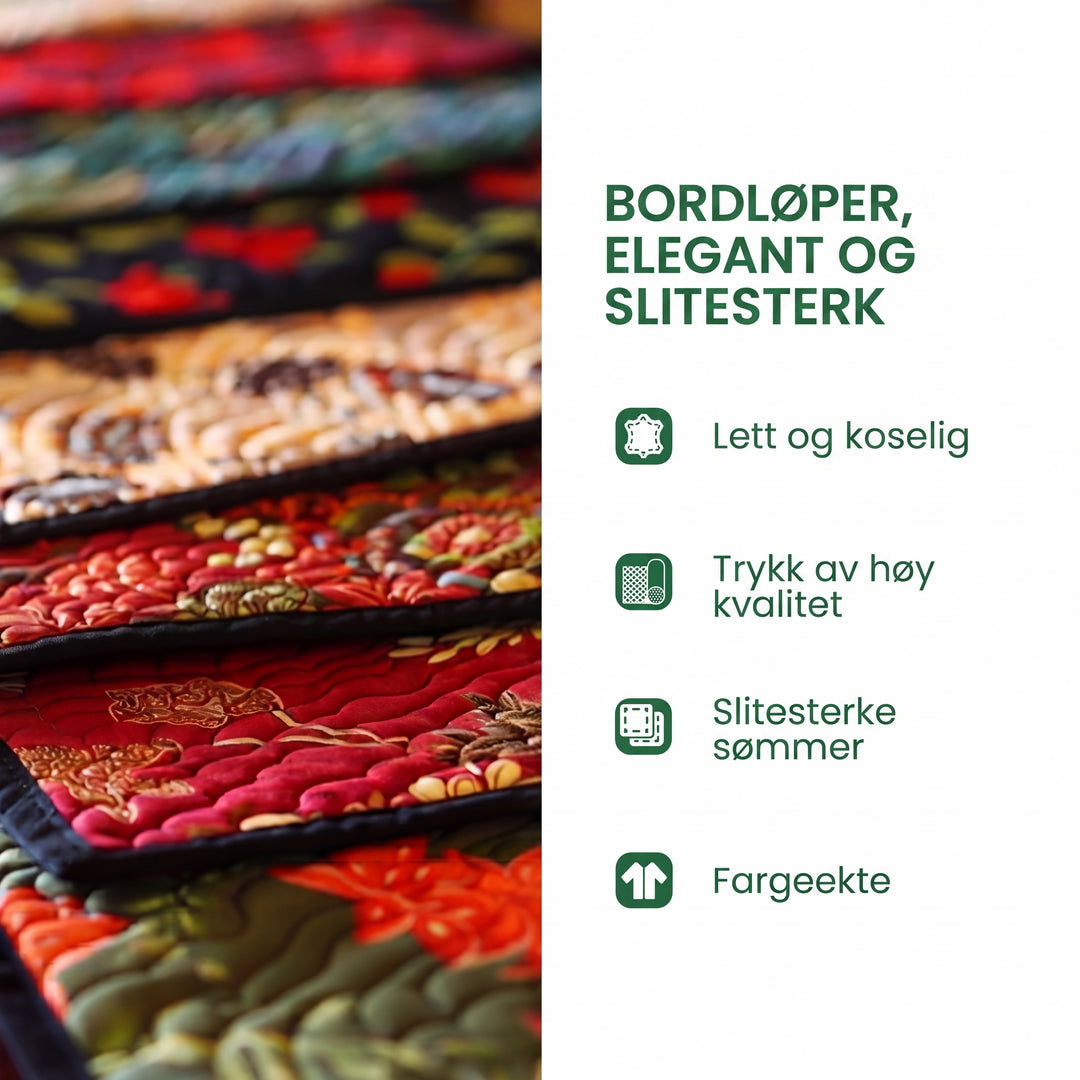 Bordløper - Tidløs hvit magnolia