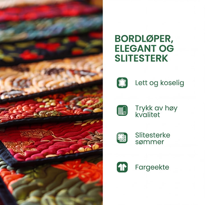 Bordløper - Tidløs hvit magnolia