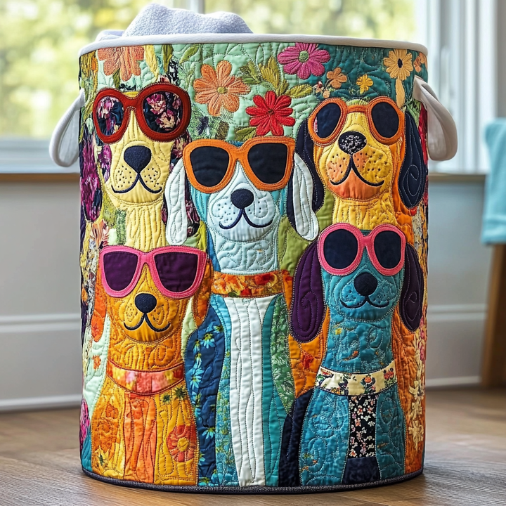 Golden Retriever om Høsten Vaskekurv