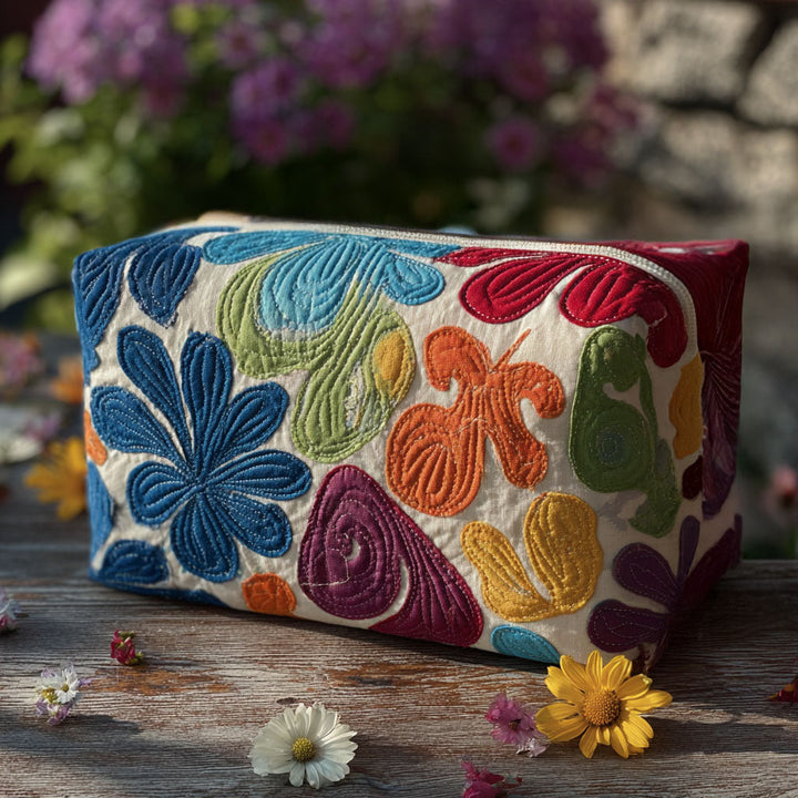 Sminkepung - Store blomster i sterke farger