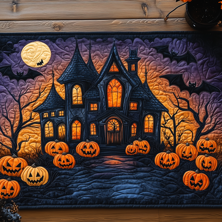 Bordbrikke - Forhekset halloweenhus