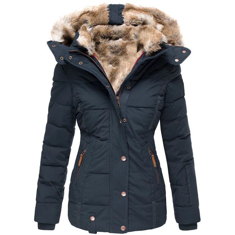 Slim fit vinterjakke for dame – myk og formstabil jakke i seks farger