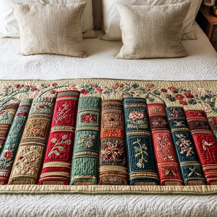Sengeløper - Antikke bøker i mørke farger