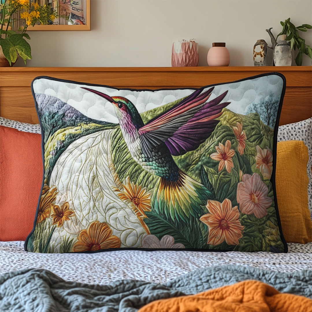 Putetrekk - Kolibri i blomsterflukt