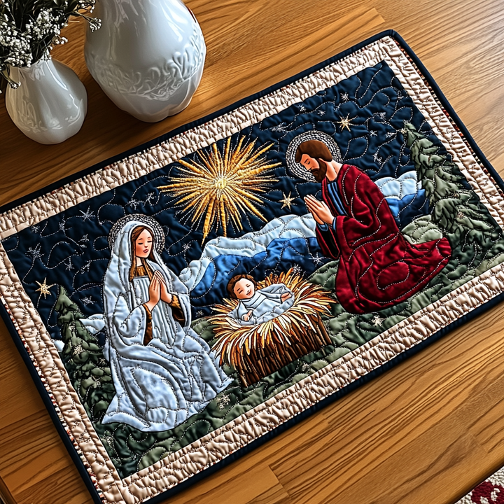 Bordbrikke - Julekrybben i den hellige natt