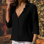 Elegant chiffonbluse for dame – lett og feminin bluse i sju farger