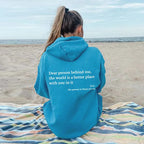 Unisex hettegenser med trykt budskap – myk hoodie i ti farger