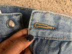 Baggy wide leg jeans med høyt liv for dame – vintage streetwear i ren bomull