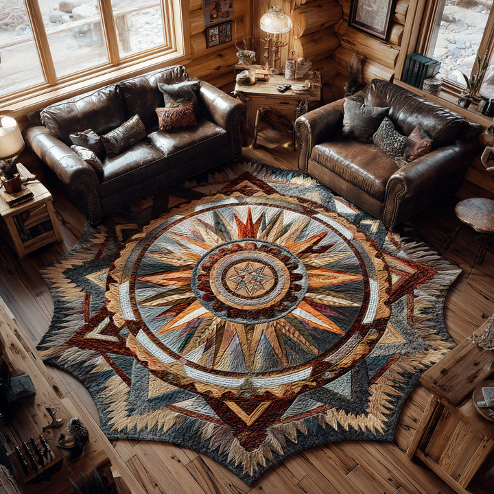 Formteppe - Hellig Sedona-mandala