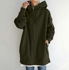 Hettejakke med glidelås for dame – lett hoodie til høst og vinter i 12 farger