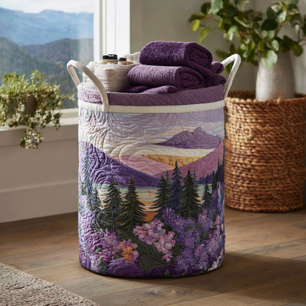 Fjell i Lavendel Vaskekurv