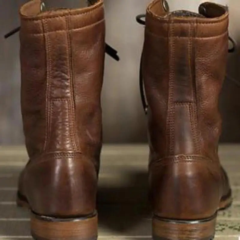 Fôrede boots med kunstpelsfôr for dame – myke og behagelige, mørkebrun