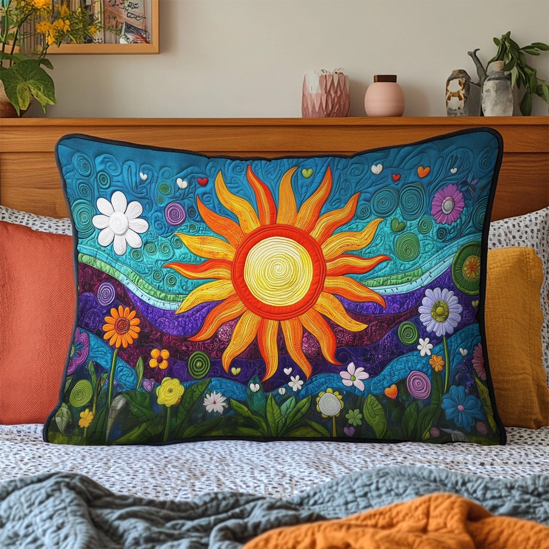 Putetrekk - Sol over blomstereng