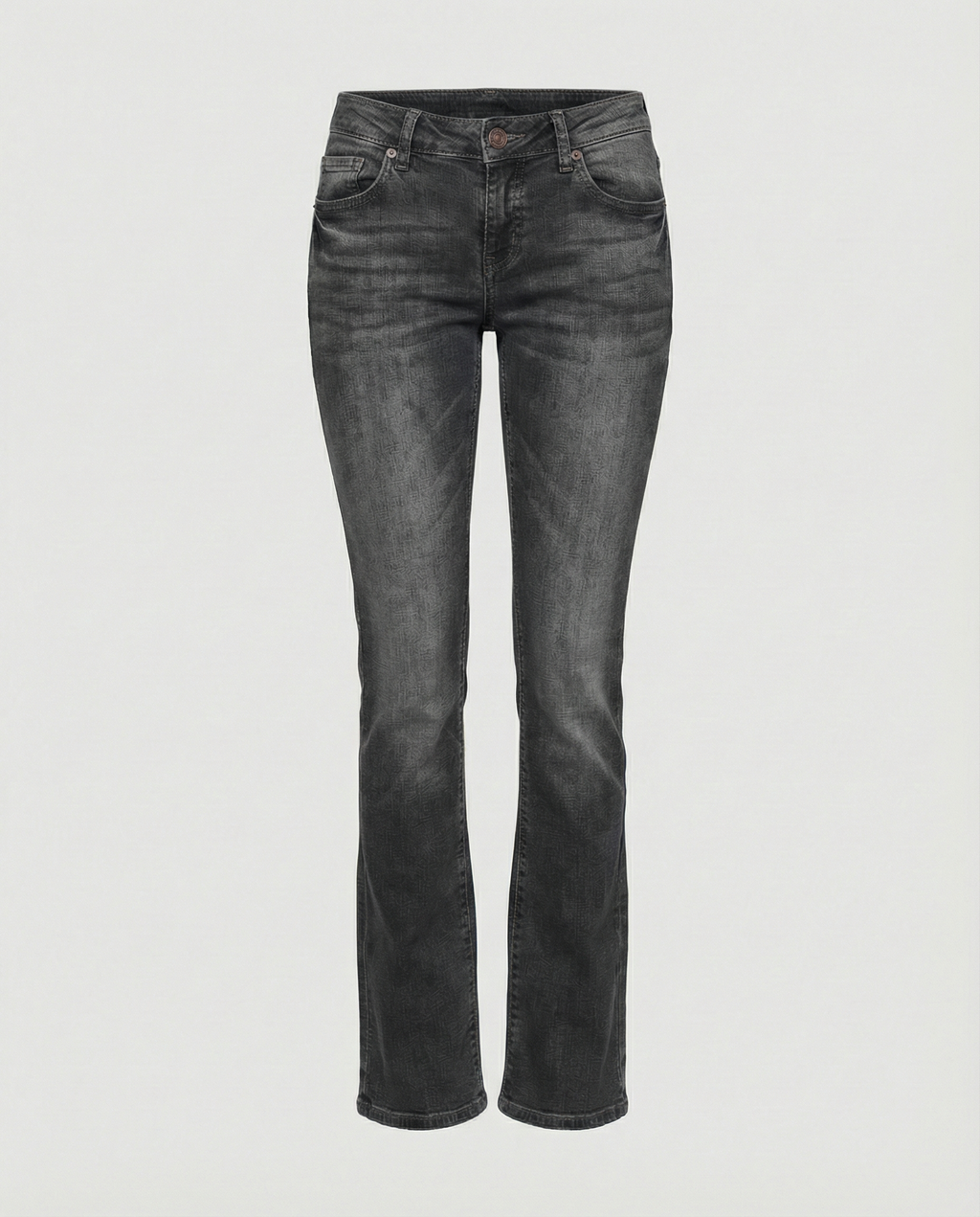 Flare jeans med lavt liv for dame – utsvingt jeans i 70-tallsstil