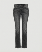 Flare jeans med lavt liv for dame – utsvingt jeans i 70-tallsstil