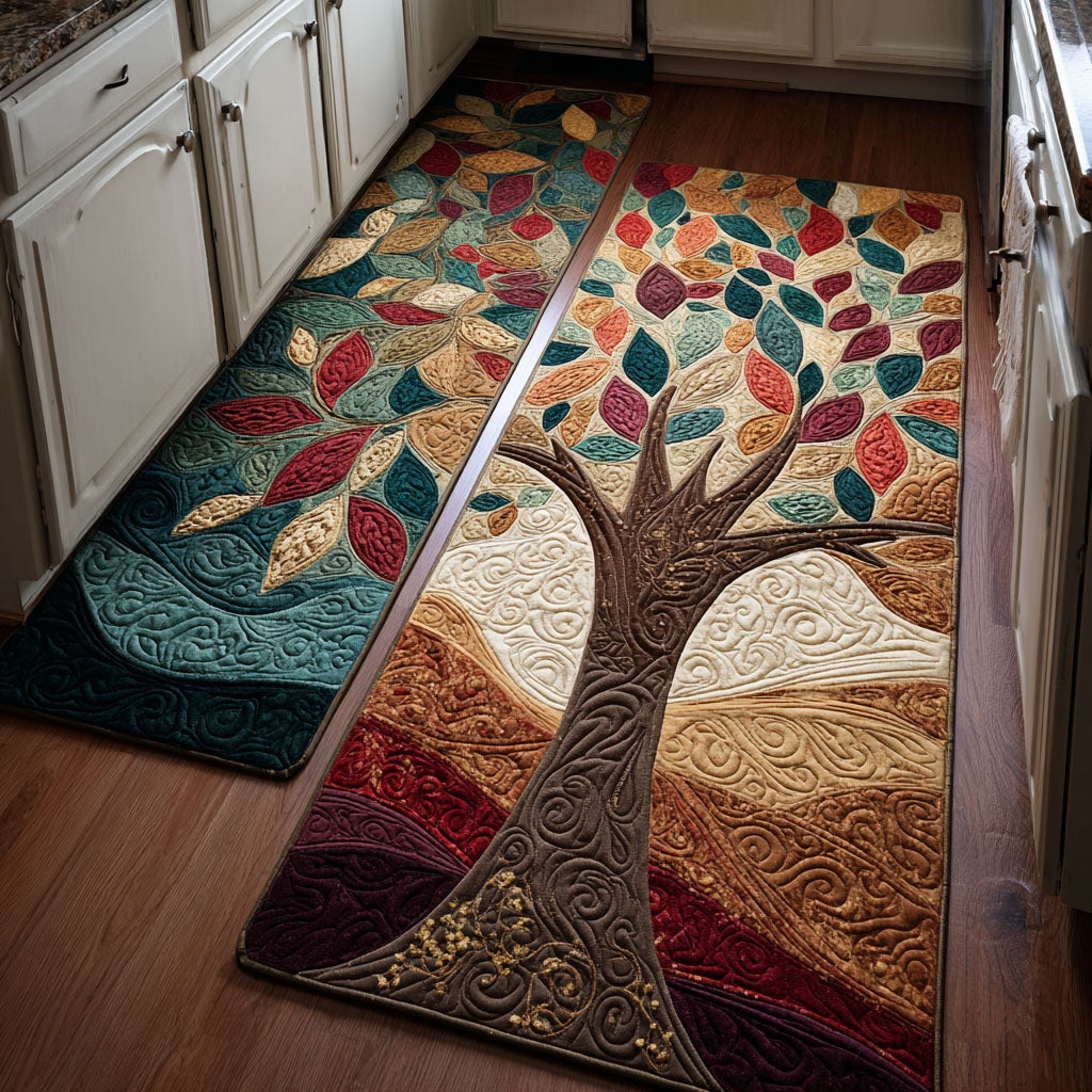 Kjøkkenmatte - Fargerikt livets tre
