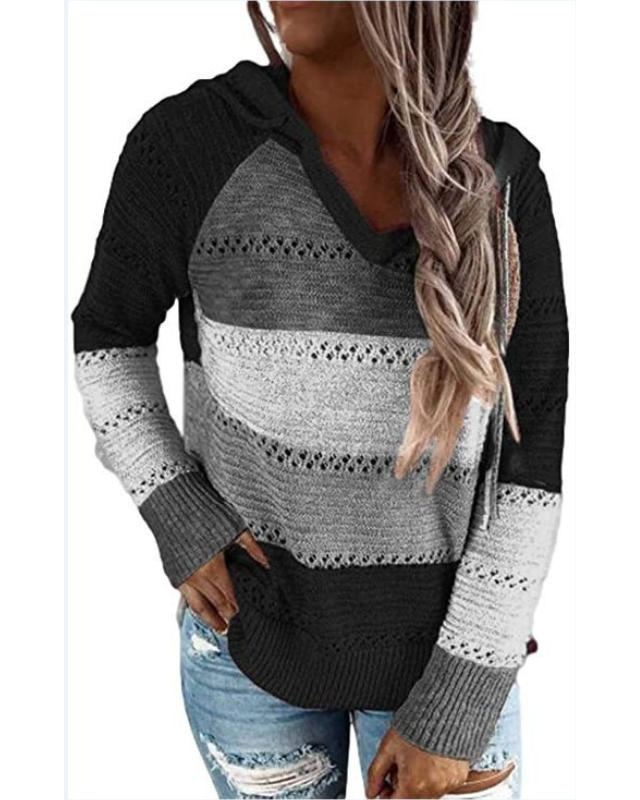 Hettegenser for dame med boho-preg – behagelig hoodie i sju farger