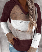Hettegenser for dame med boho-preg – behagelig hoodie i sju farger
