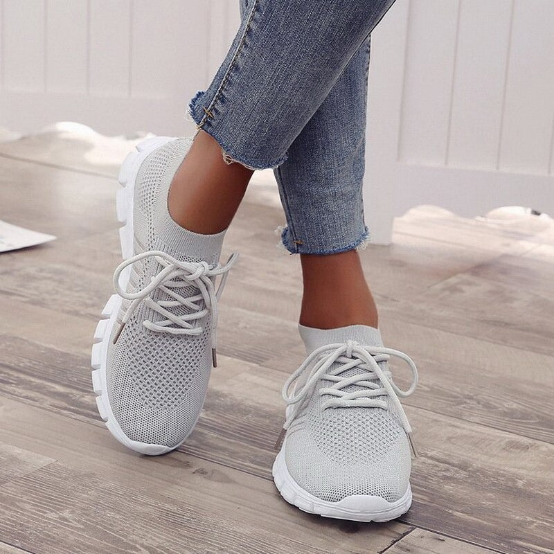 Elegante komfortsneakers for dame – ergonomisk design i ti farger